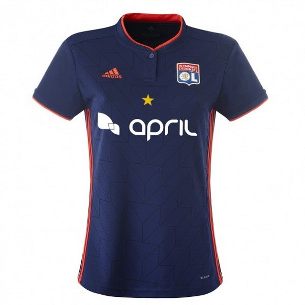 Camiseta Lyon 2ª Mujer 2018-2019 Azul